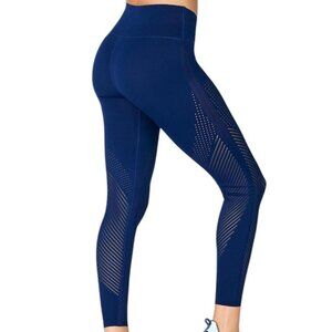Fabletics SculptKnit Navy blue high-waisted sportswear leggings